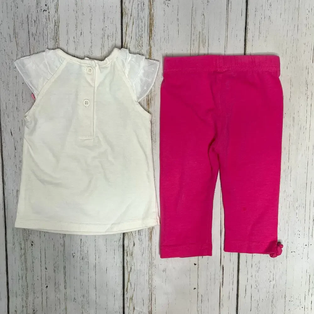 Rugged Bear baby girls bundle 2 tops & 2 bottoms Size 18 months